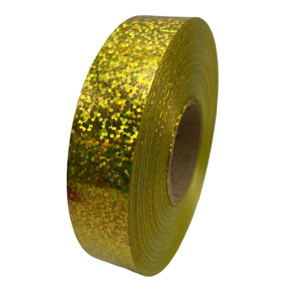 картинка 02 Лента Голография Китай 2см*50м (золото) от магазина FiestaGift