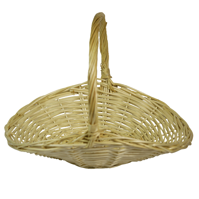 картинка Набор из 3-х корзин плетеных (ива): 49х38хH14,5/36см, 42х32хH12,5/32см, 36x27xH11/28см, цв. натурал. от магазина FiestaGift