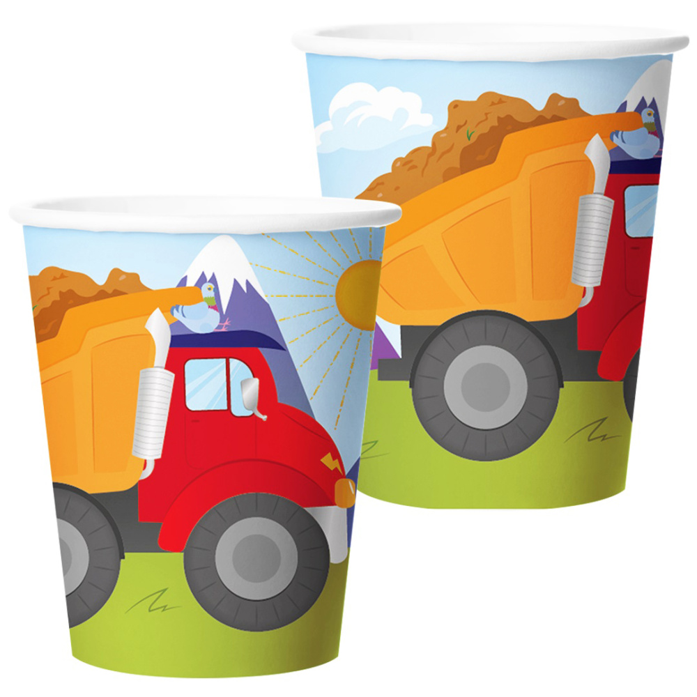 картинка Стаканы (250 мл) Спецтехника, 6 шт. от магазина FiestaGift