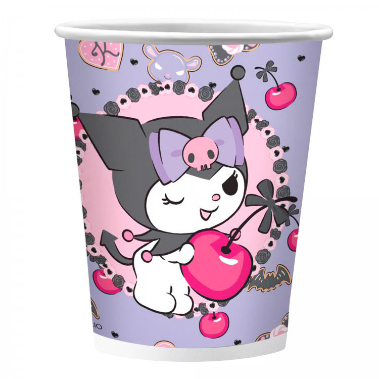 картинка Стаканы (250 мл) Kuromi, 6 шт. от магазина FiestaGift