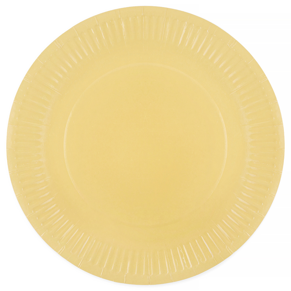 картинка Тарелки (9''/23 см) Мастхэв, Желтый, 6 шт. от магазина FiestaGift