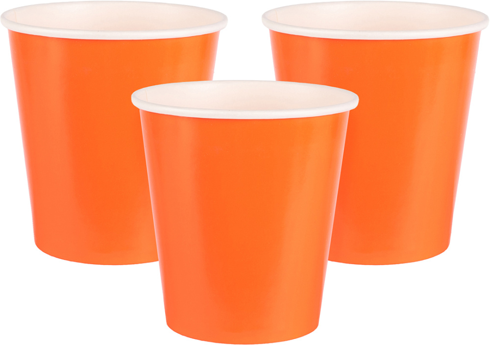 картинка Стаканы (250 мл) Мастхэв, Оранжевый, 6 шт. от магазина FiestaGift