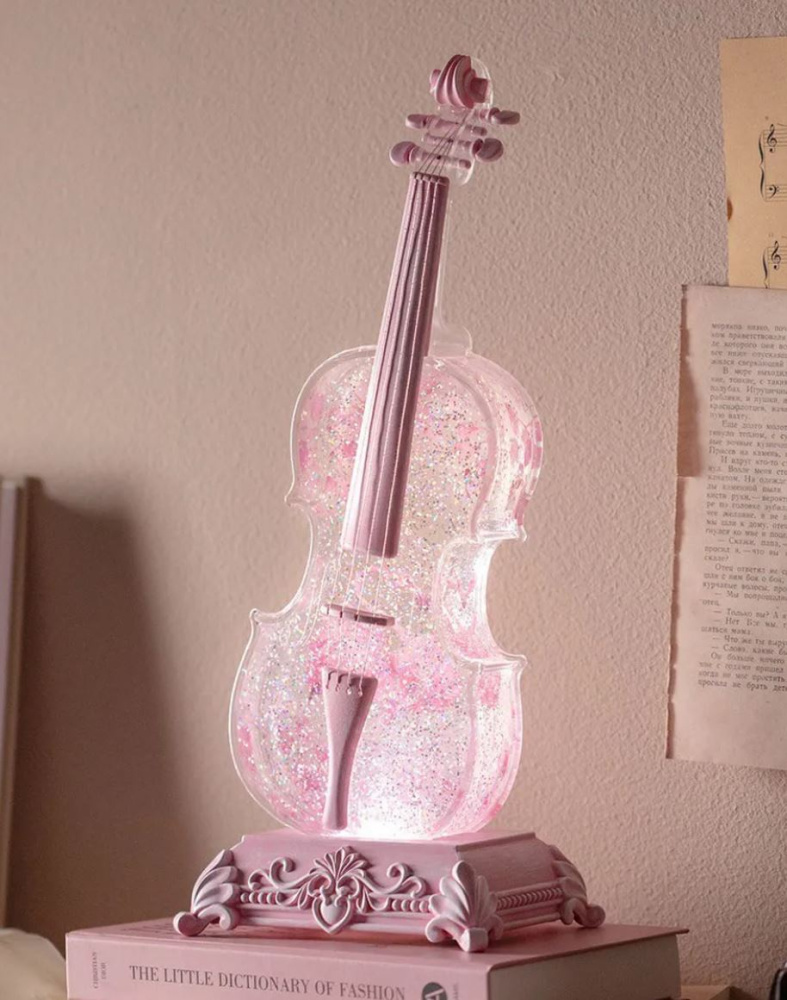 картинка Новогодний светильник скрипка музыкальная от магазина FiestaGift