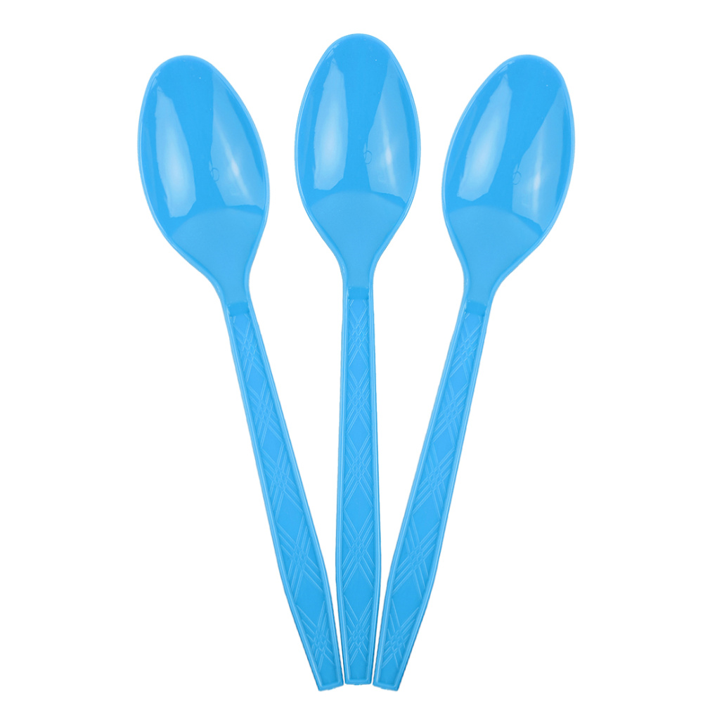 картинка Ложки, Голубой, 15 см, 10 шт. в упак. от магазина FiestaGift