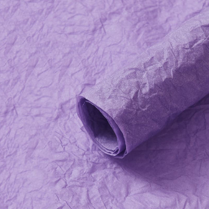 картинка Жатая водонепроницаемая бумага 56см х 56см х 5шт Фиолетовый от магазина FiestaGift