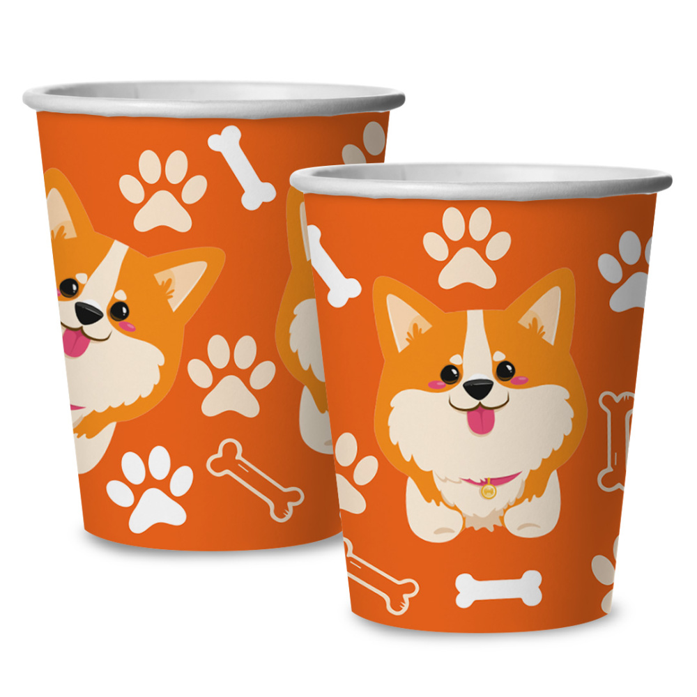 картинка Стаканы (250 мл) Корги, 6 шт. от магазина FiestaGift