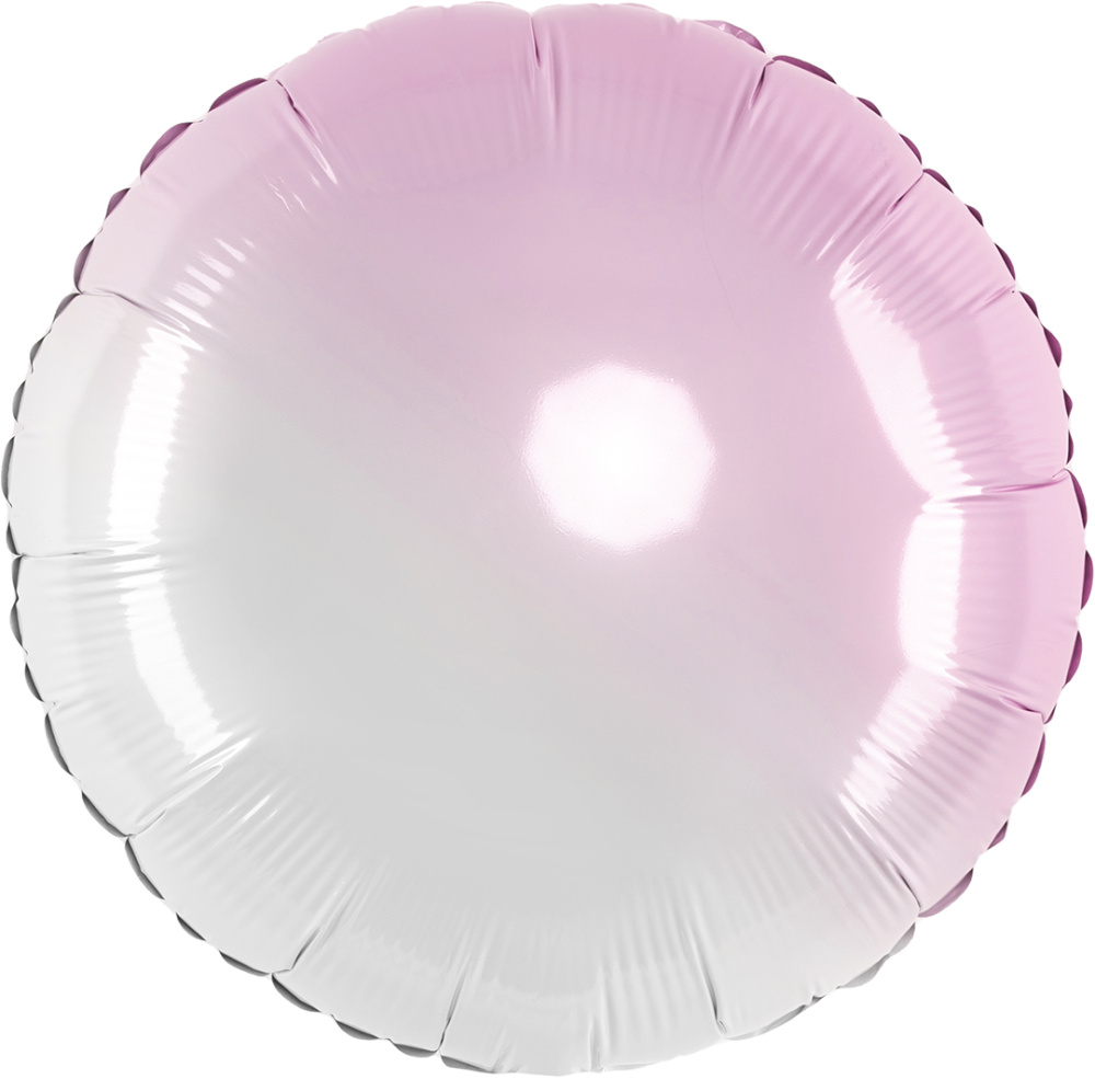 картинка Шар (18''/46 см) Круг, Розовый, Градиент, 1 шт. от магазина FiestaGift