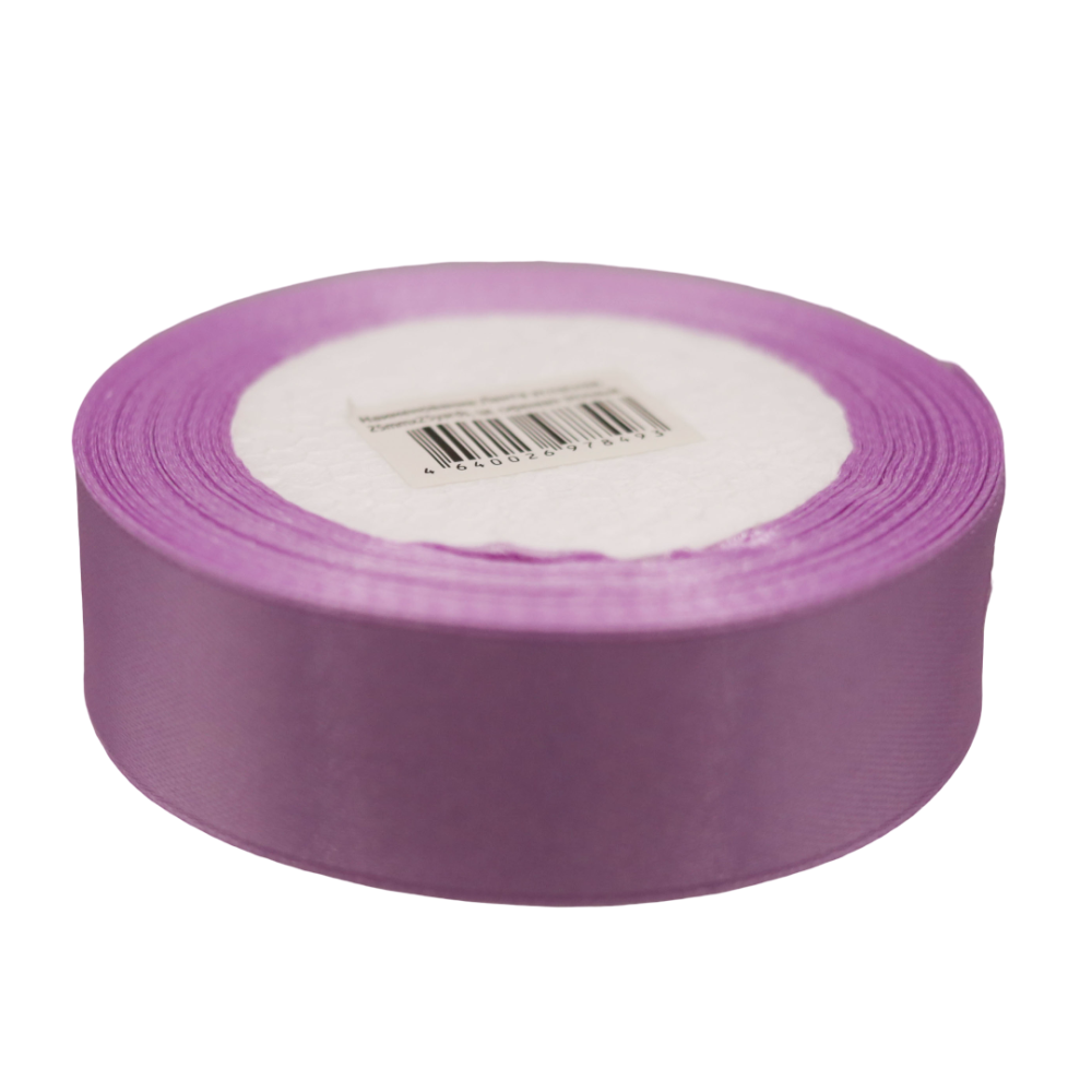 картинка Лента атласная,25mmx25yards, цв. сиренево-розовый от магазина FiestaGift