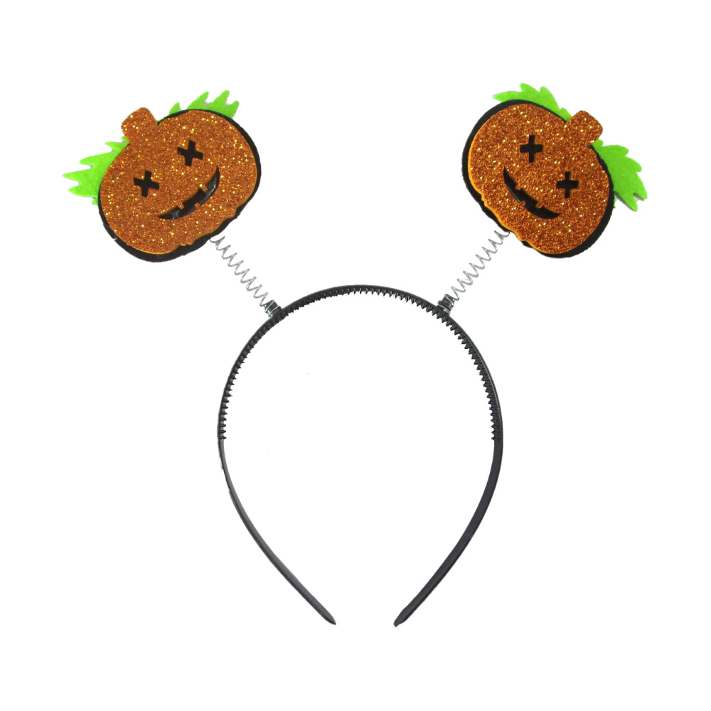 картинка Ободок, Веселые тыквы, Черный/Оранжевый, 1 шт. от магазина FiestaGift