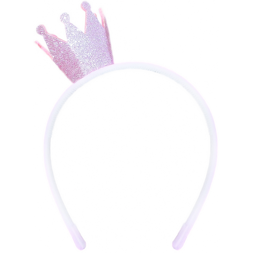 картинка Ободок, Корона для принцессы, Розовый, 1 шт. от магазина FiestaGift