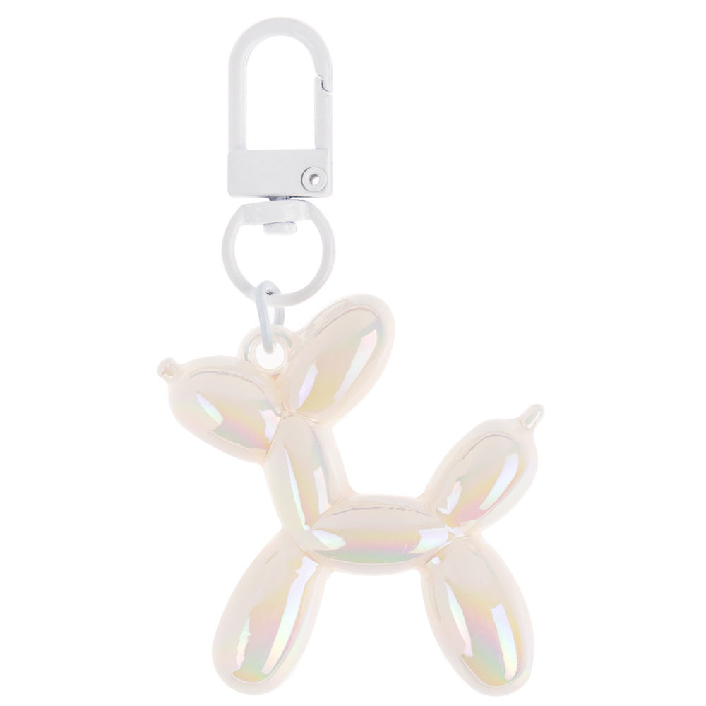 картинка Брелок, Собачка ШДМ, Белый, Перламутр, 4,5 см, 1 шт. от магазина FiestaGift