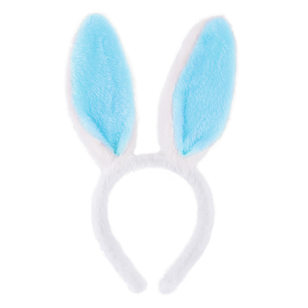 картинка Ободок Зайка, Белый/Голубой, 1 шт. от магазина FiestaGift