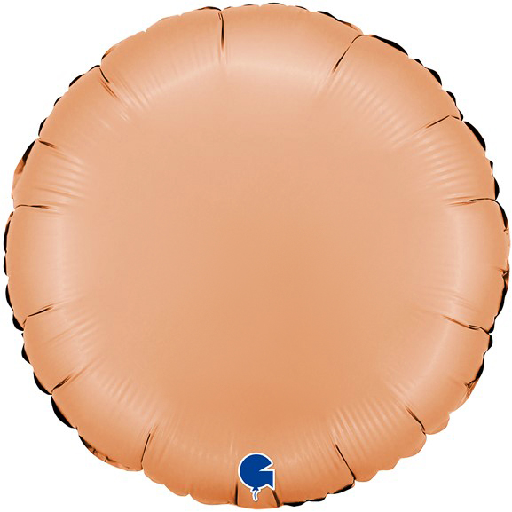 картинка Шар (18''/46 см) Круг, Персик, Сатин, 1 шт. от магазина FiestaGift