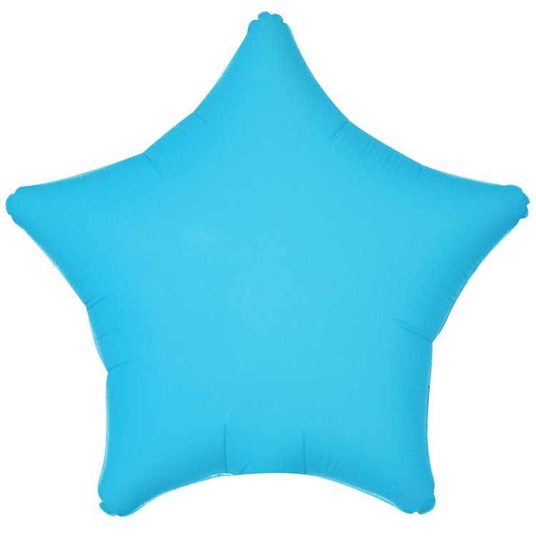 картинка Шар (18''/46 см) Звезда, Синий, Неон, 1 шт. от магазина FiestaGift