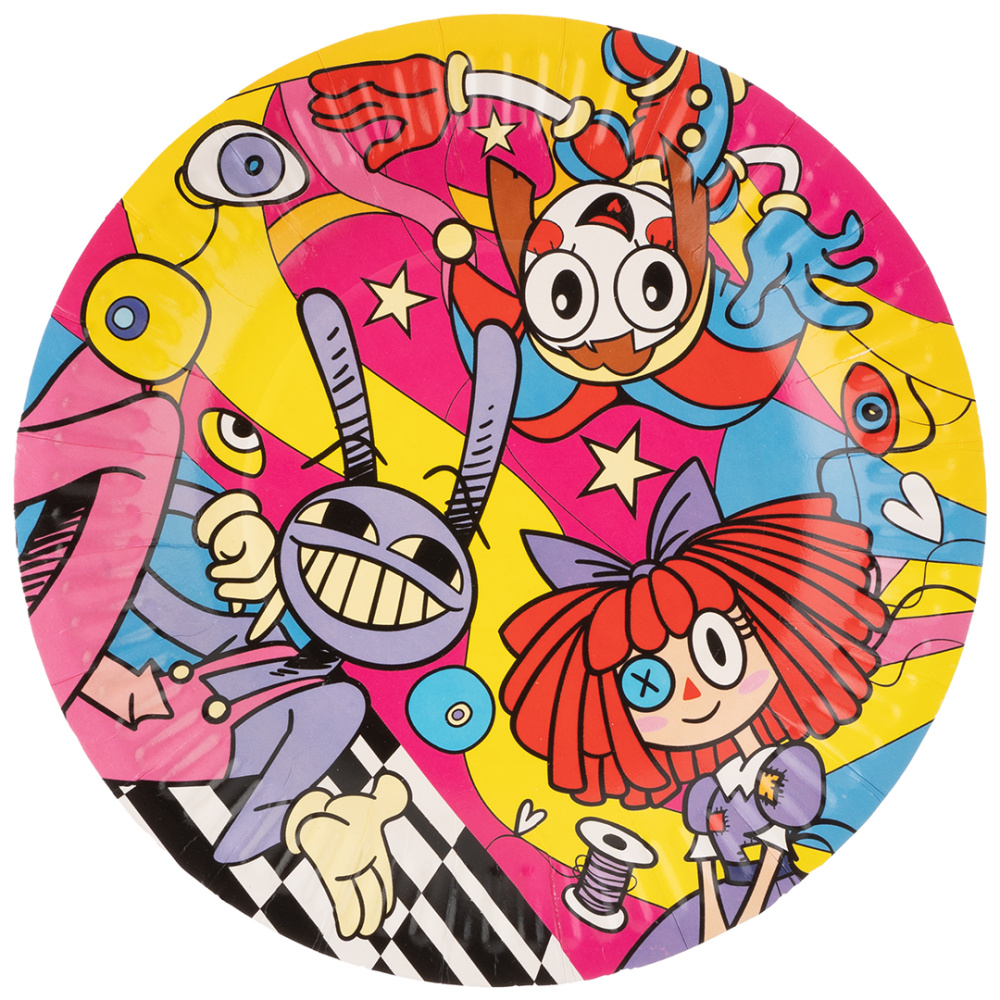 картинка Тарелки (7''/18 см) Удивительный цирк, 6 шт. от магазина FiestaGift