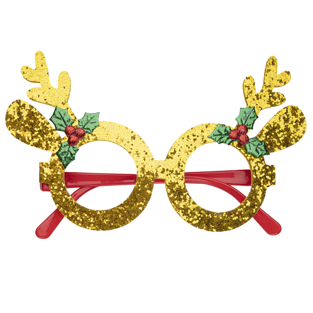 картинка Очки, Олененок, Золото, 1 шт. от магазина FiestaGift