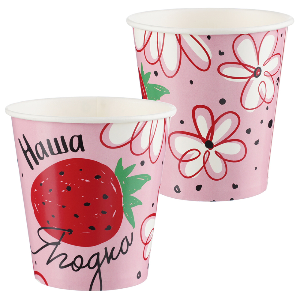 картинка Стаканы (250 мл) Наша Ягодка, 6 шт. от магазина FiestaGift