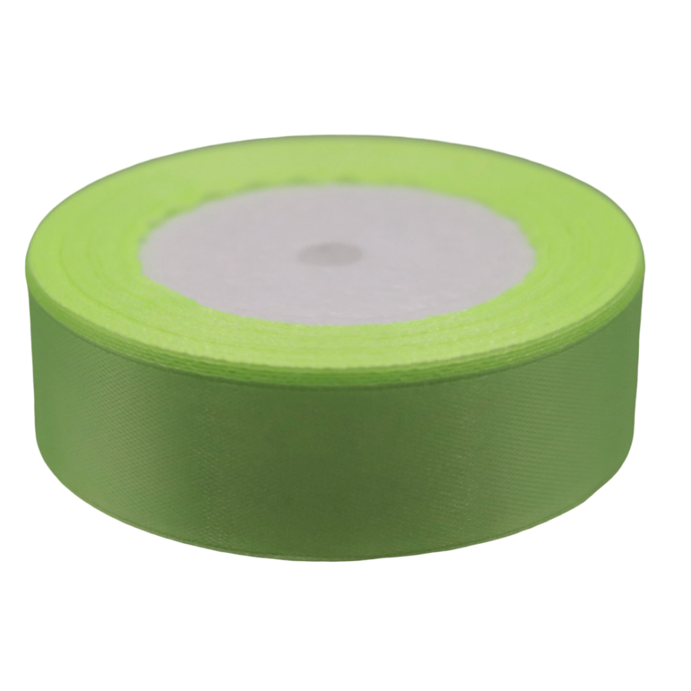 картинка Лента атласная,25mmx25yards, цв.лайм от магазина FiestaGift