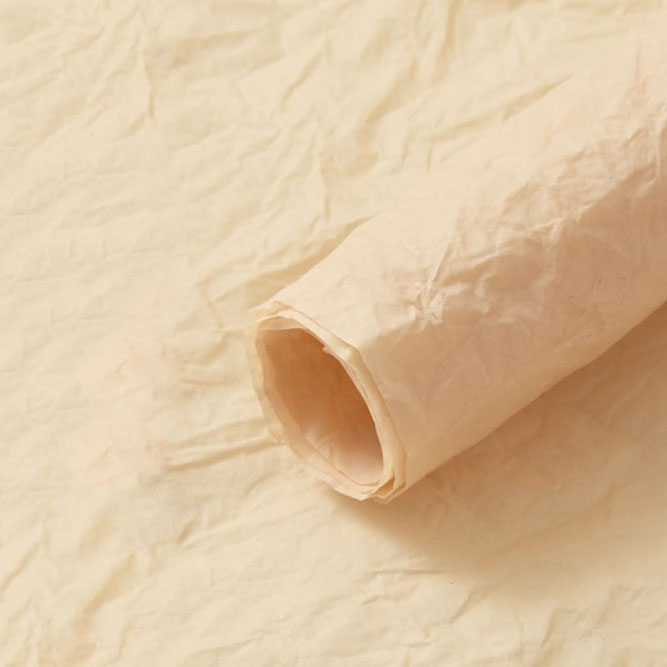картинка Жатая водонепроницаемая бумага 56см х 56см х 5шт Бежевый от магазина FiestaGift