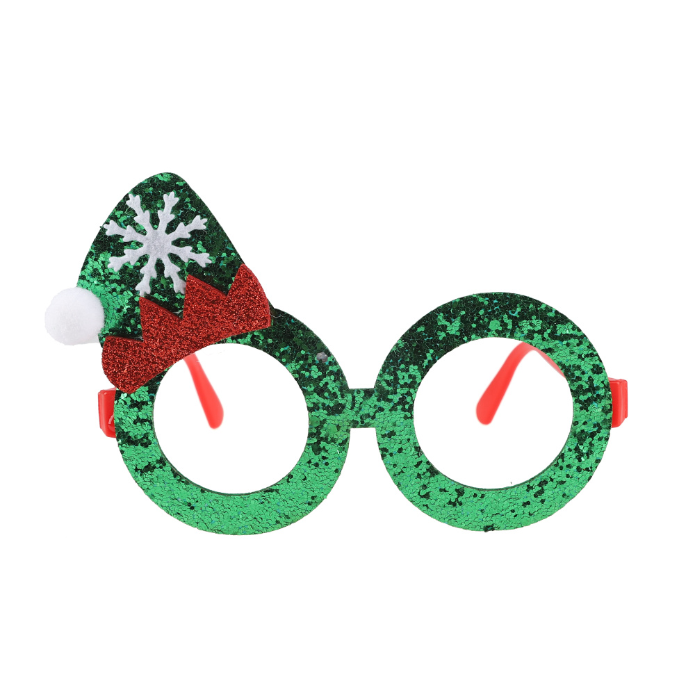 картинка Очки, Праздничный колпак, Зеленый, 1 шт. от магазина FiestaGift