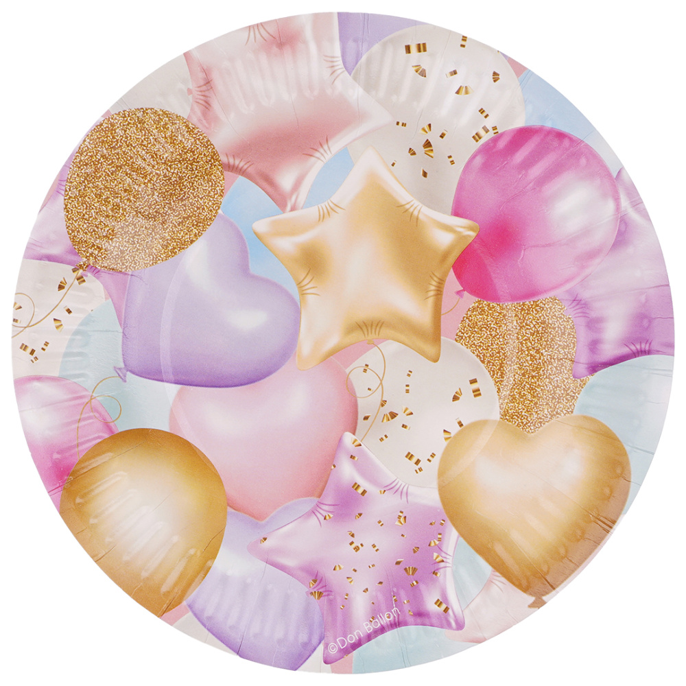 картинка Тарелки (7''/18 см) Праздничные шарики, 6 шт. от магазина FiestaGift