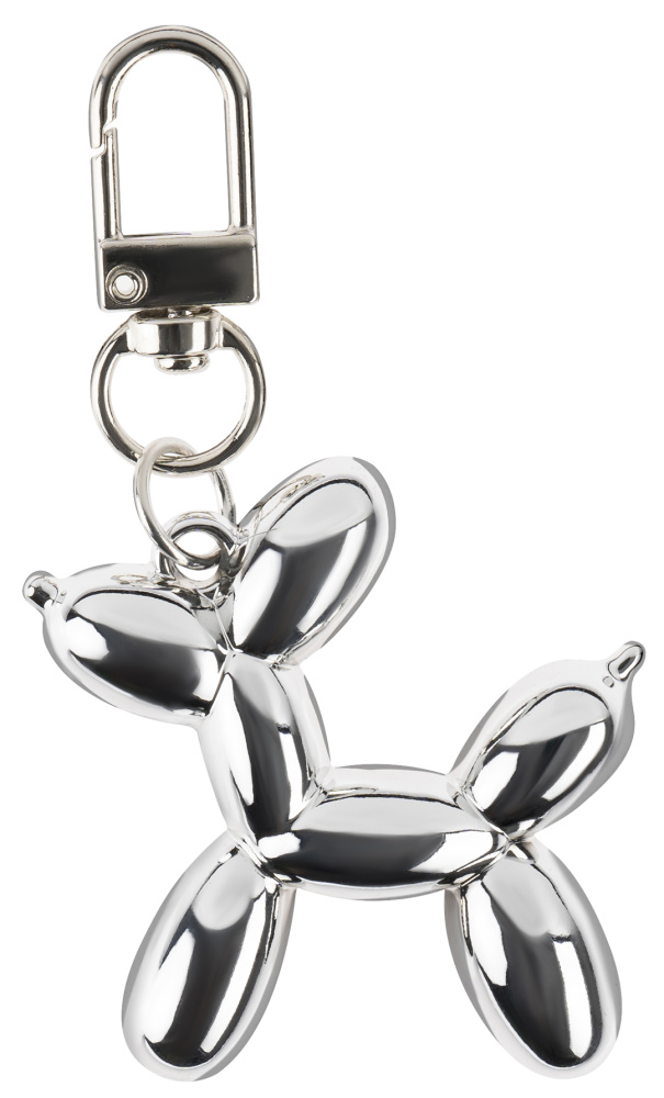 картинка Брелок, Собачка ШДМ, Серебро, Металлик, 4,5 см, 1 шт. от магазина FiestaGift