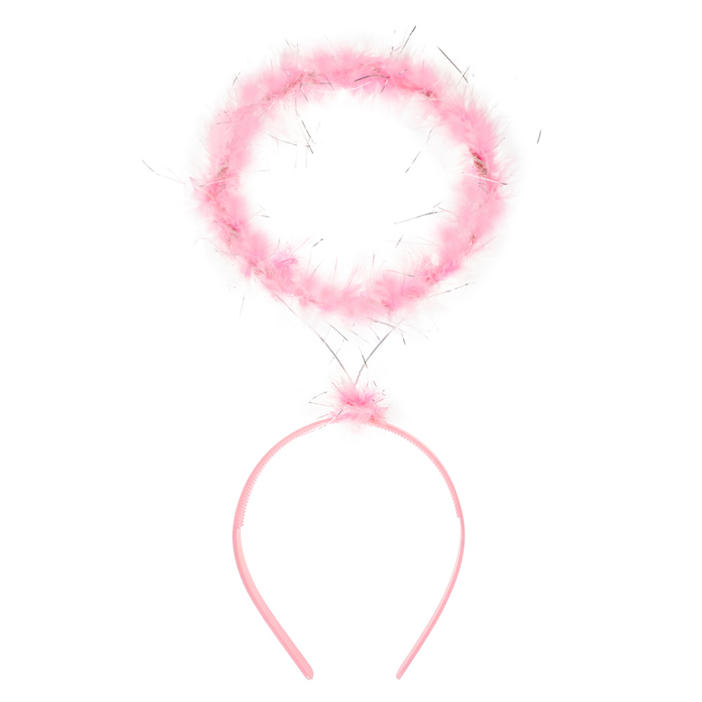 картинка Ободок, Ангел, Розовый, 1 шт. от магазина FiestaGift