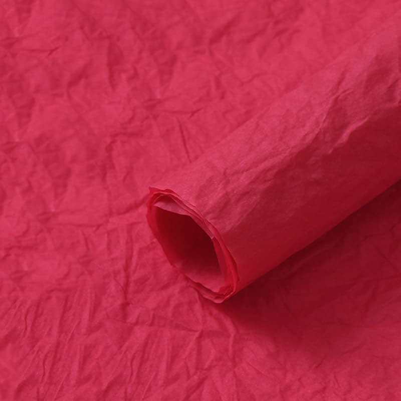 картинка Жатая водонепроницаемая бумага 56см х 56см х 5шт Фуксия от магазина FiestaGift