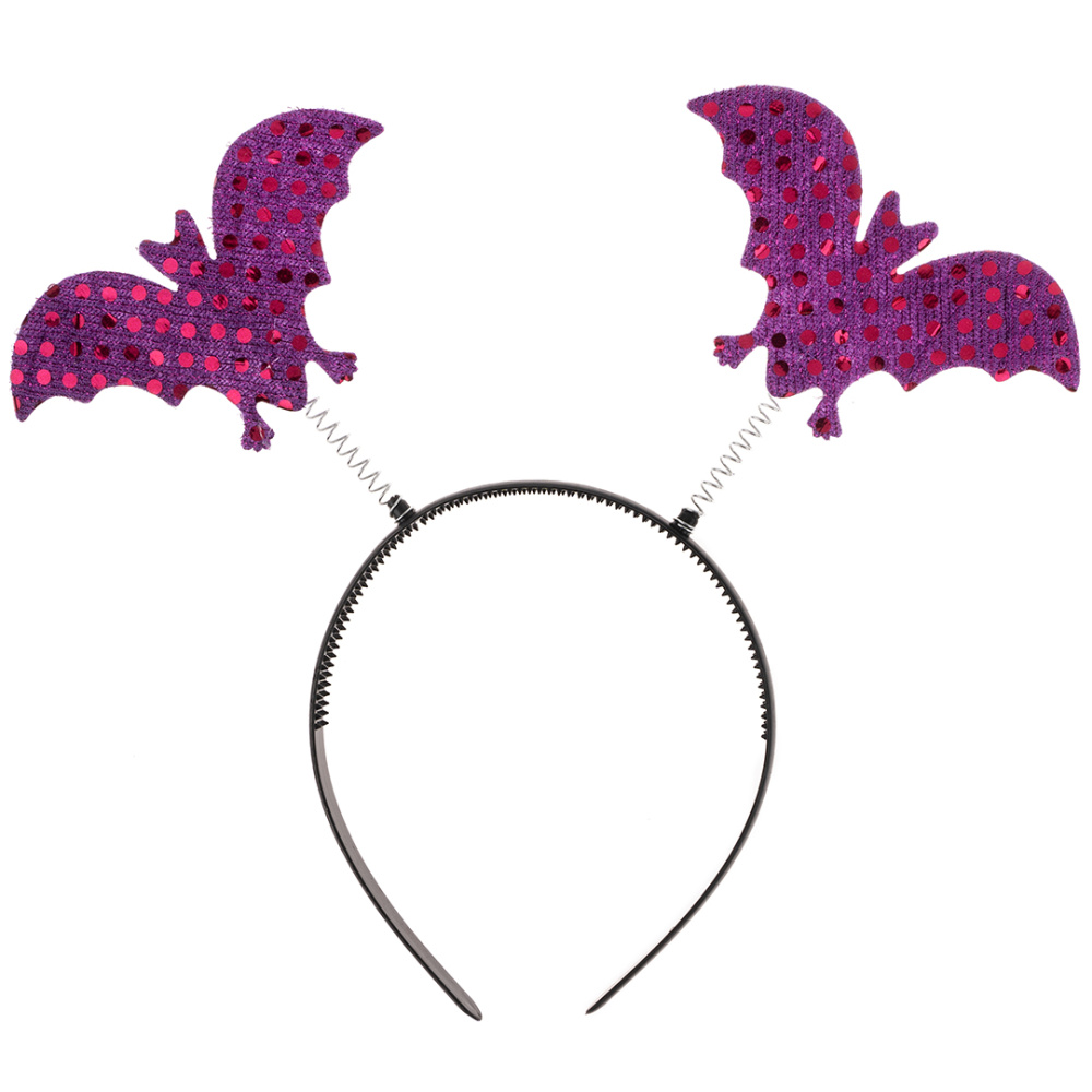 картинка Ободок, Летучие мыши, Черный/Фиолетовый, 1 шт. от магазина FiestaGift