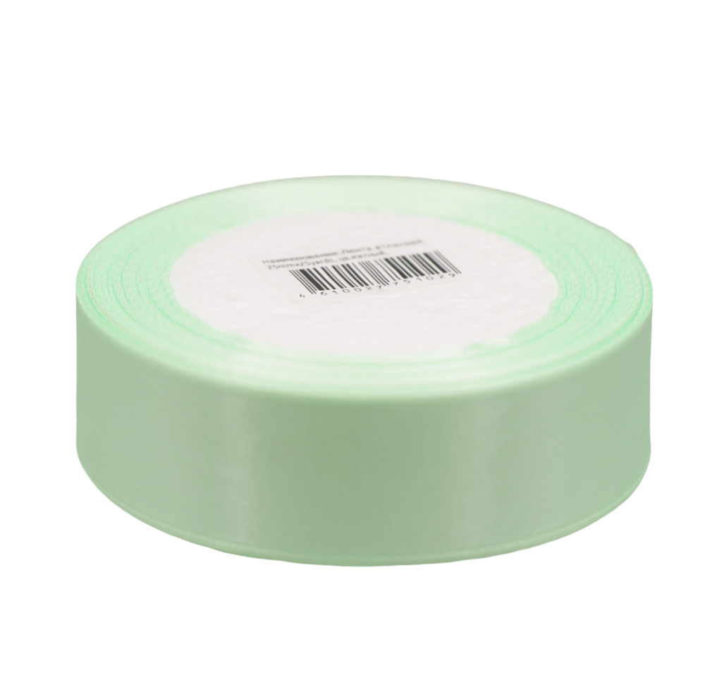 картинка Лента атласная,25mmx25yards, цв.аквамарин от магазина FiestaGift