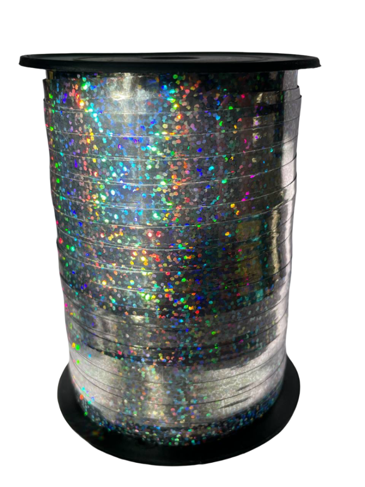 картинка 19 Лента Голография Китай 0,5см*250м (серебро) от магазина FiestaGift