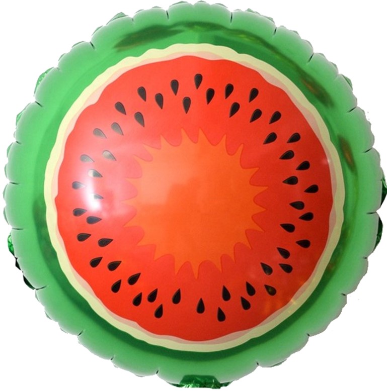 картинка Шар (18''/46 см) Круг, Арбуз, 1 шт. от магазина FiestaGift
