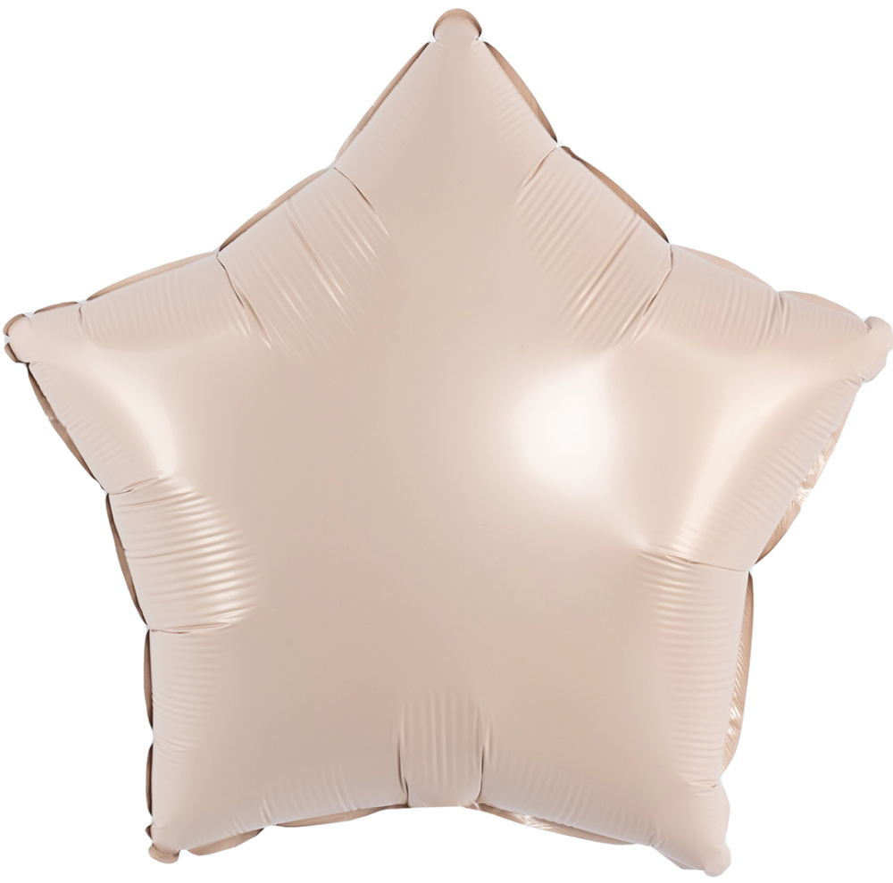 картинка Шар (18''/46 см) Звезда, Карамель, Сатин, 1 шт. от магазина FiestaGift