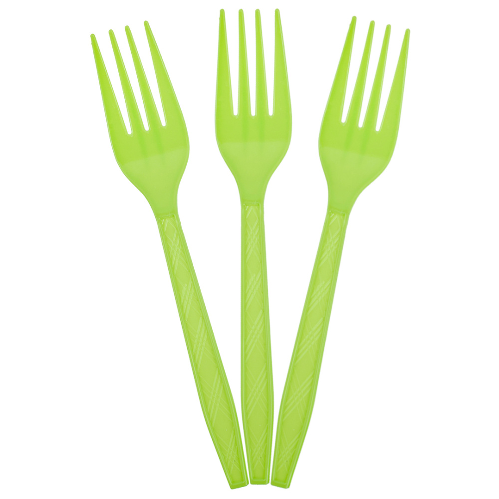 картинка Вилки, Зеленый, 15 см, 10 шт. в упак. от магазина FiestaGift