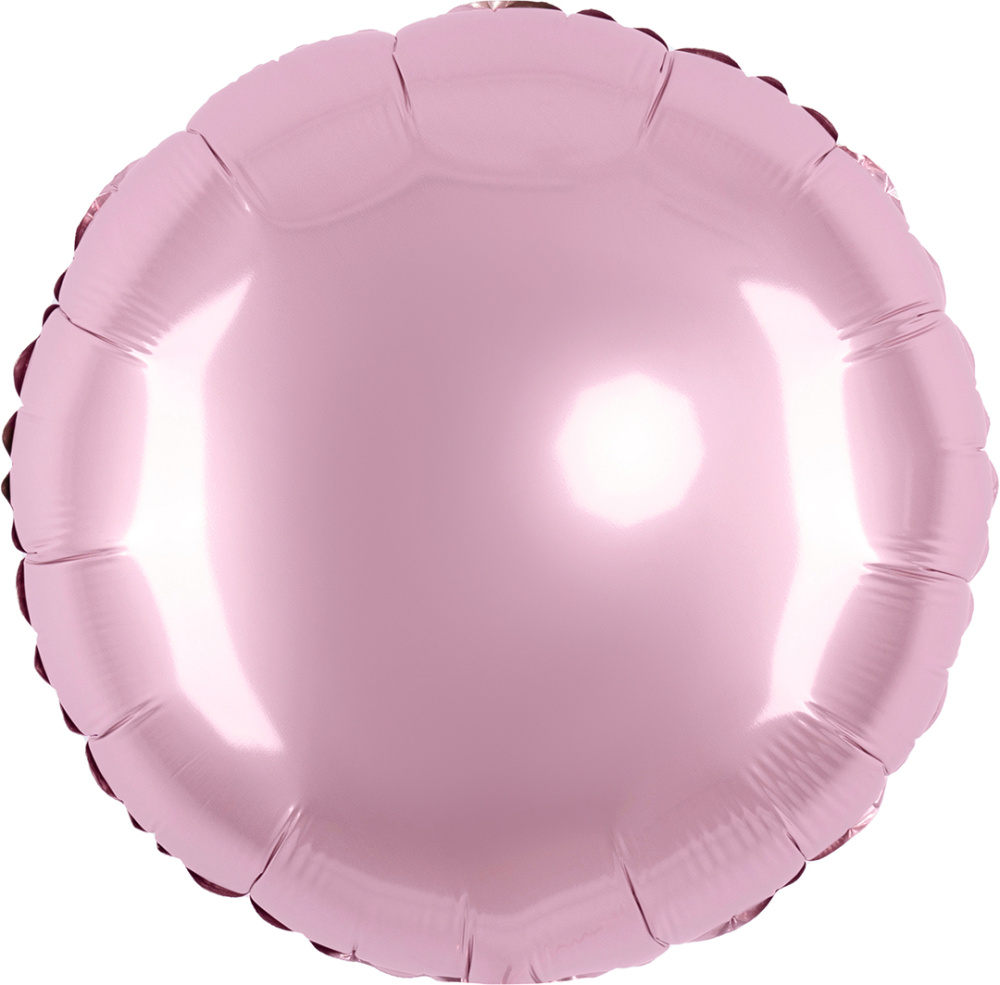 картинка Шар (18''/46 см) Круг, Розовый, Макарунс, 1 шт. от магазина FiestaGift