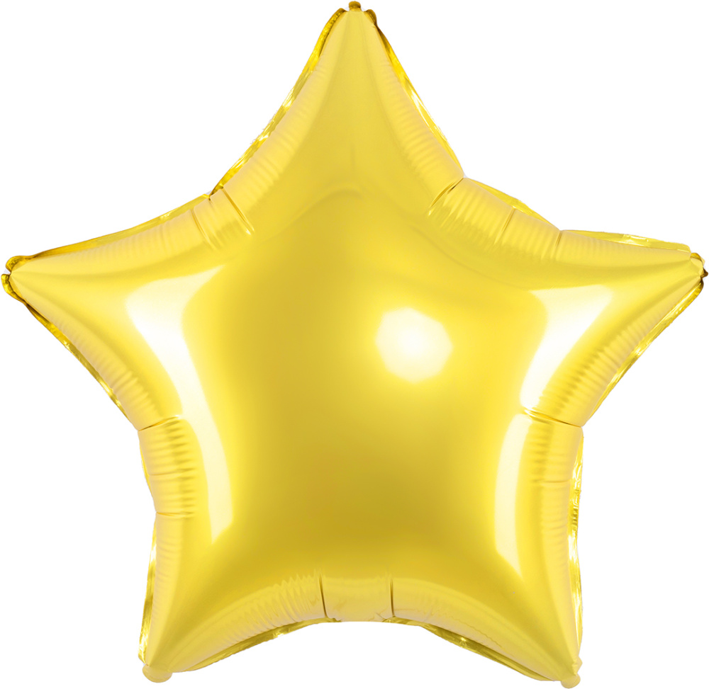 картинка Шар (18''/46 см) Звезда, Желтый, 1 шт. от магазина FiestaGift