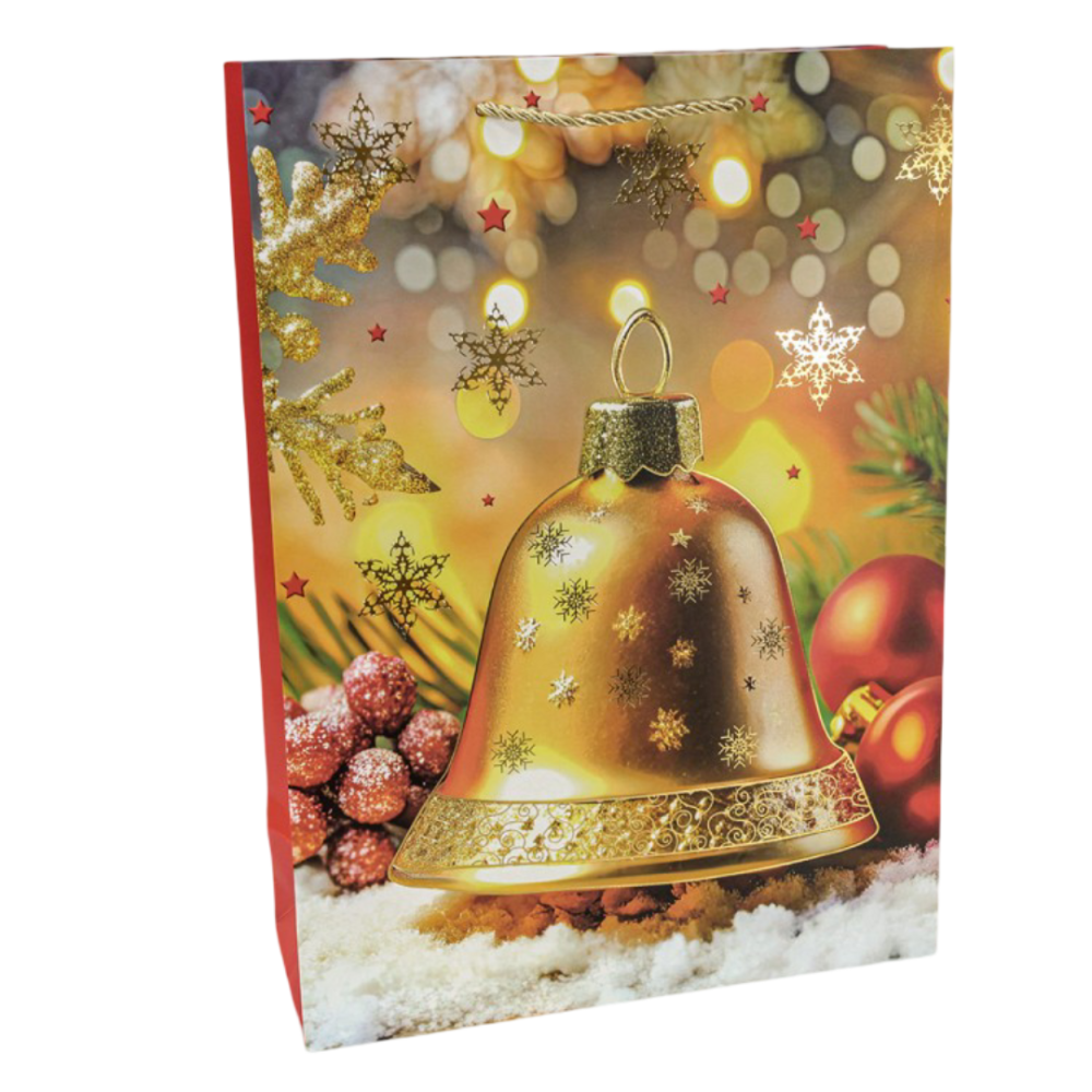 картинка Пакет подарочный "Новый год" (микс 420) 30*41,5*12 210г 1/20 1/120 от магазина FiestaGift.ru