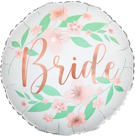 картинка Шар (18''/46 см) Круг, Bride, 1 шт. от магазина FiestaGift