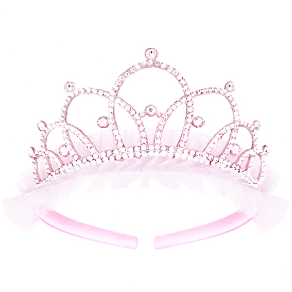 картинка Ободок, Нежная диадема, Розовый, 1 шт. от магазина FiestaGift