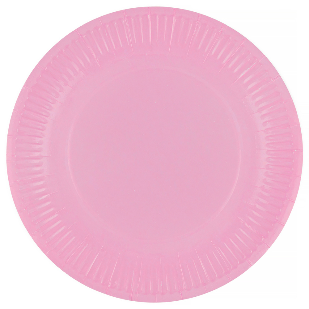 картинка Тарелки (9''/23 см) Мастхэв, Розовый, 6 шт. от магазина FiestaGift