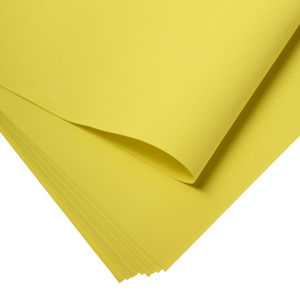 картинка Фоамиран 60см х70см, 1,2 мм цв. желтый LAKI от магазина FiestaGift