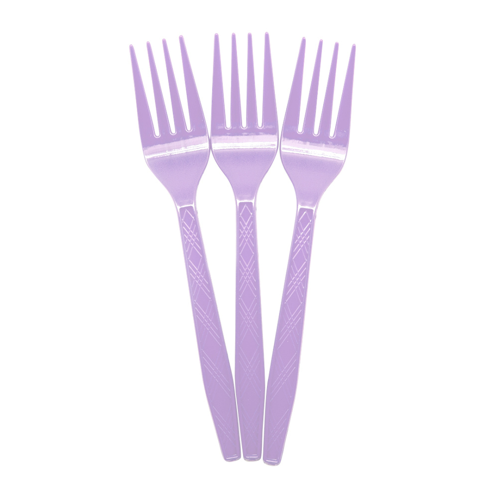 картинка Вилки, Сиреневый, 15 см, 10 шт. в упак. от магазина FiestaGift