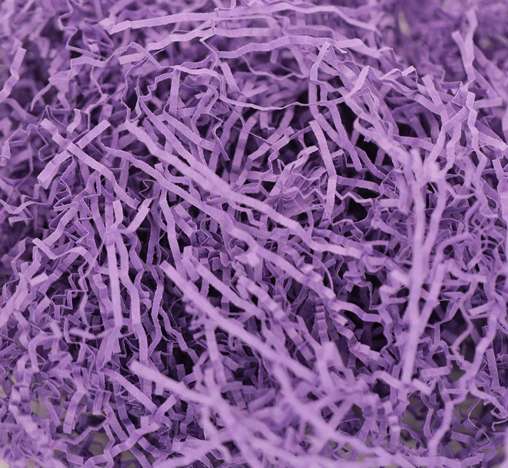 картинка Бумажный наполнитель гофрированный - фиолетовый закат 2мм от магазина FiestaGift