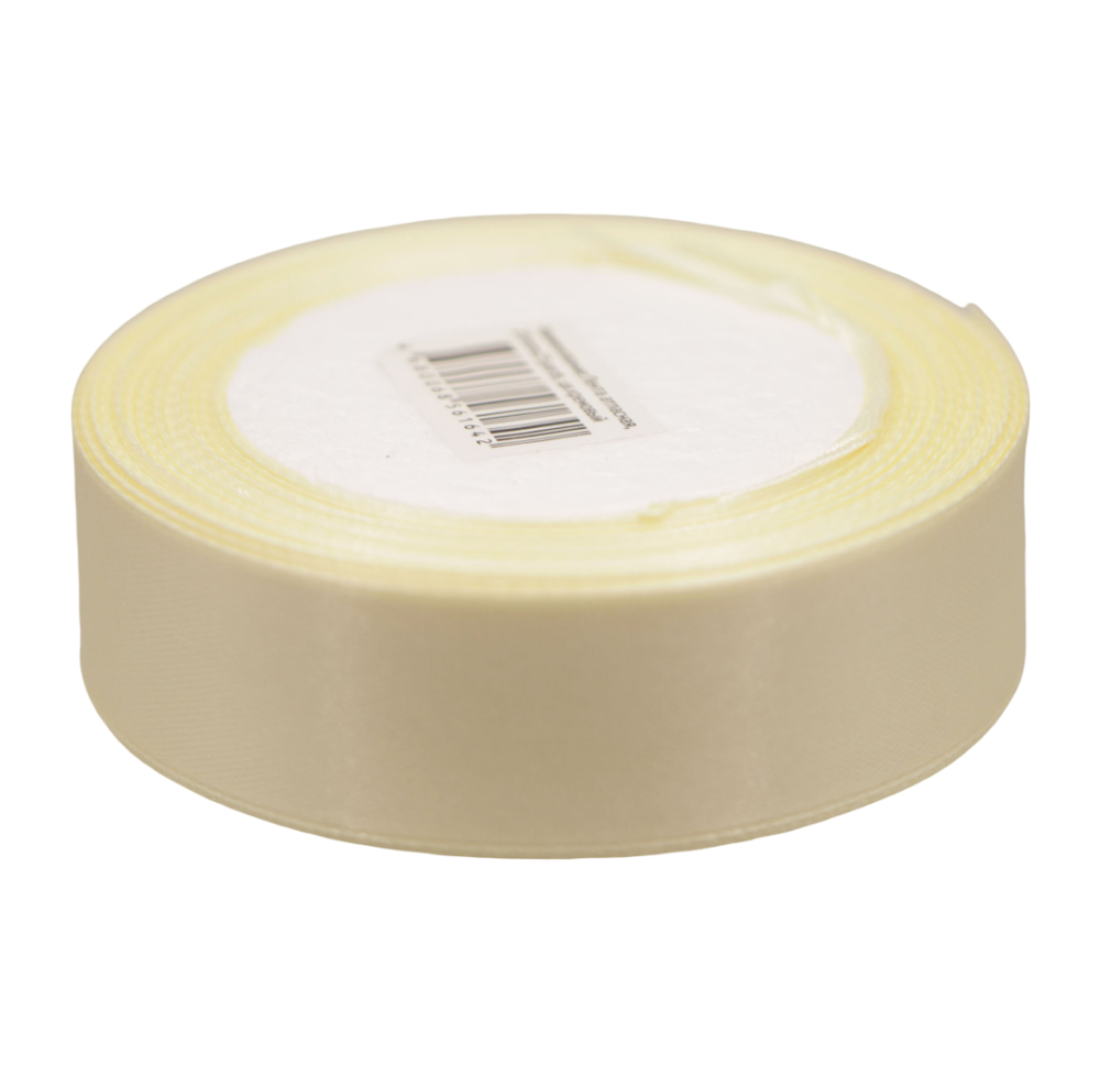 картинка Лента атласная,25mmx25yards, цв.кремовый от магазина FiestaGift