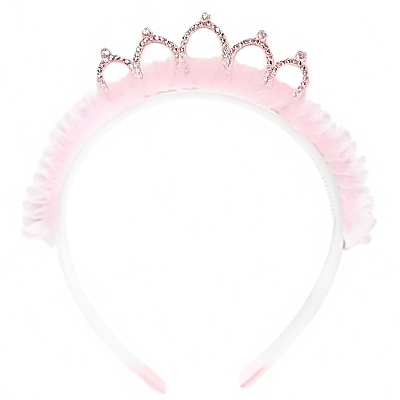 картинка Ободок, Воздушная диадема, Розовый, 1 шт. от магазина FiestaGift