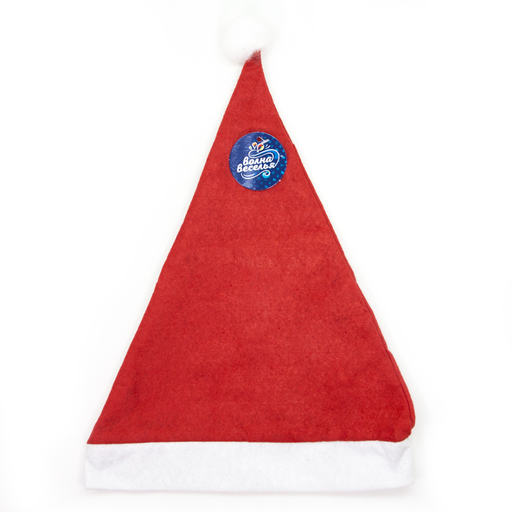 картинка Колпак Новогодний, маленький, Красный, 54-56 разм., 1 шт. от магазина FiestaGift