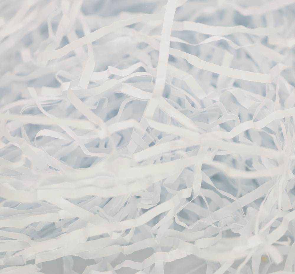 картинка Бумажный наполнитель текстурированный - белый 4мм от магазина FiestaGift