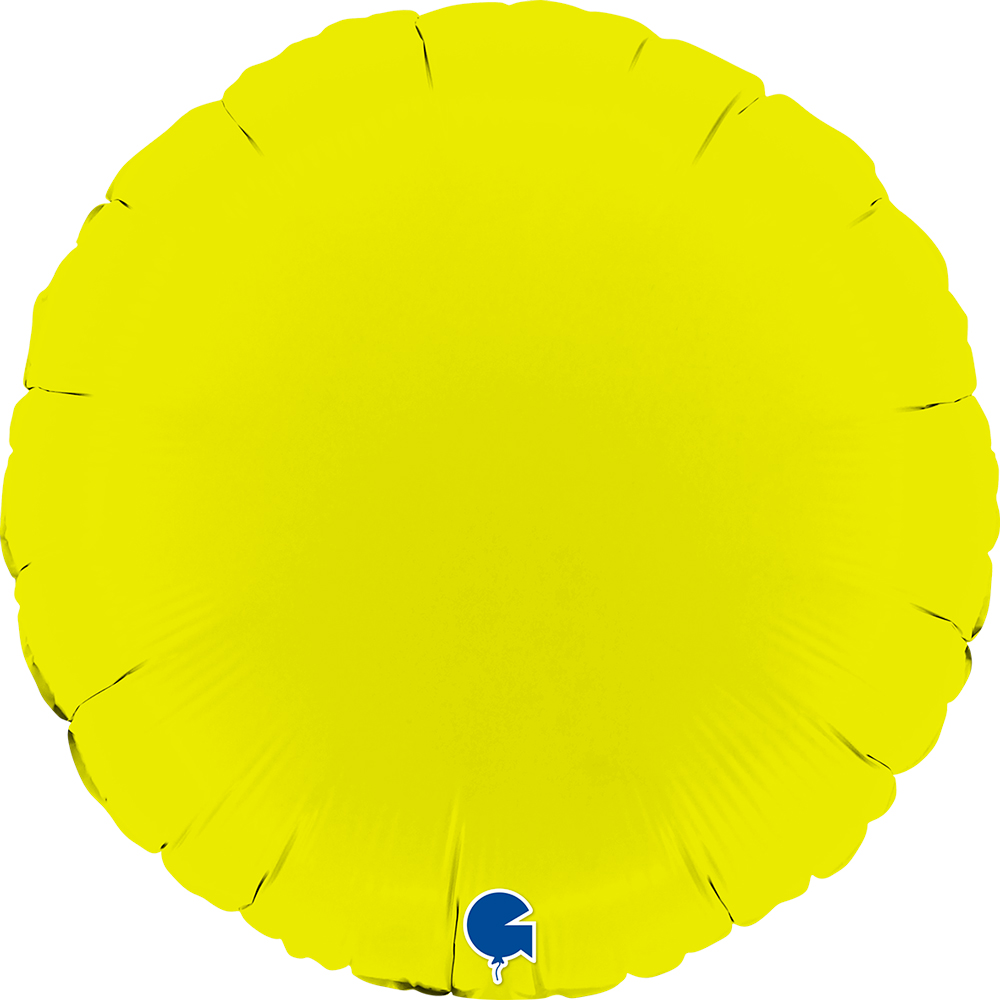 картинка Шар (18''/46 см) Круг, Лайм, Сатин, 1 шт. от магазина FiestaGift