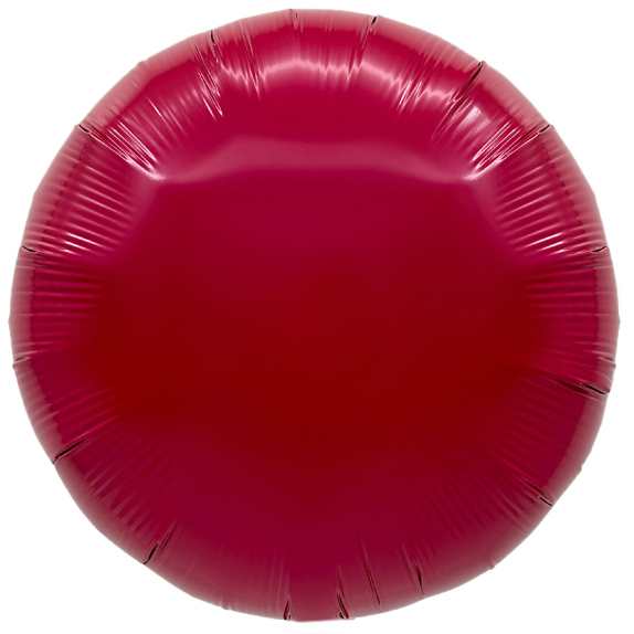картинка Шар (18''/46 см) Круг, Бургундия, 1 шт. от магазина FiestaGift